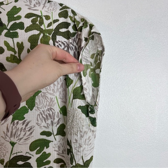 Virginia Johnson Shift Dress Size XS Mixed Art Print Artist Oversized - Picture 7 of 9